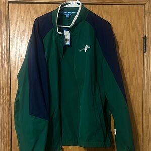 Prince Green and Navy Windbreaker